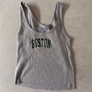 Grey Brandy Melville Boston Tank OS